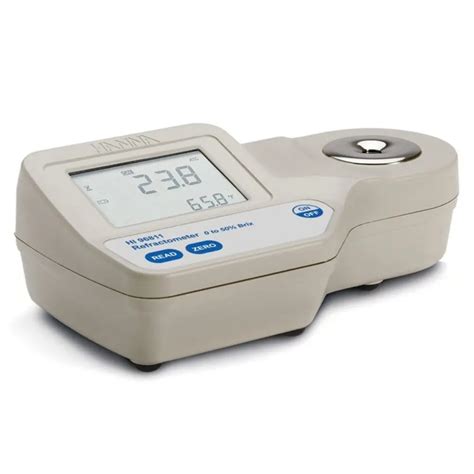 Hanna Instruments digital refractometer, compensates 